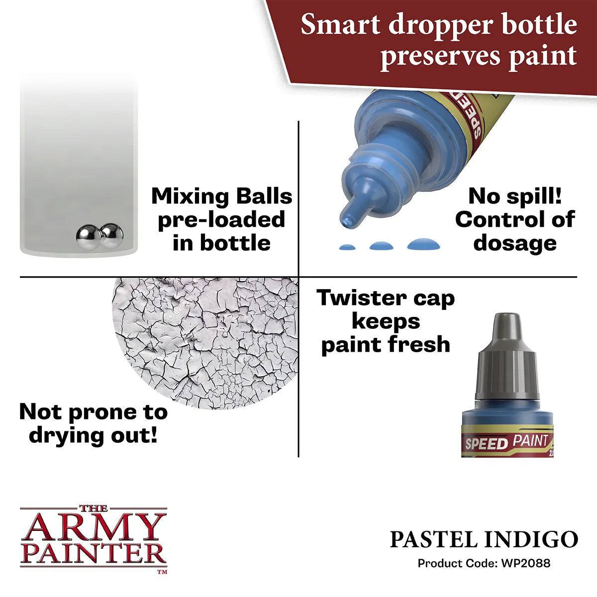 The Army Painter: Speedpaint: Pastel Indigo - WP2088
