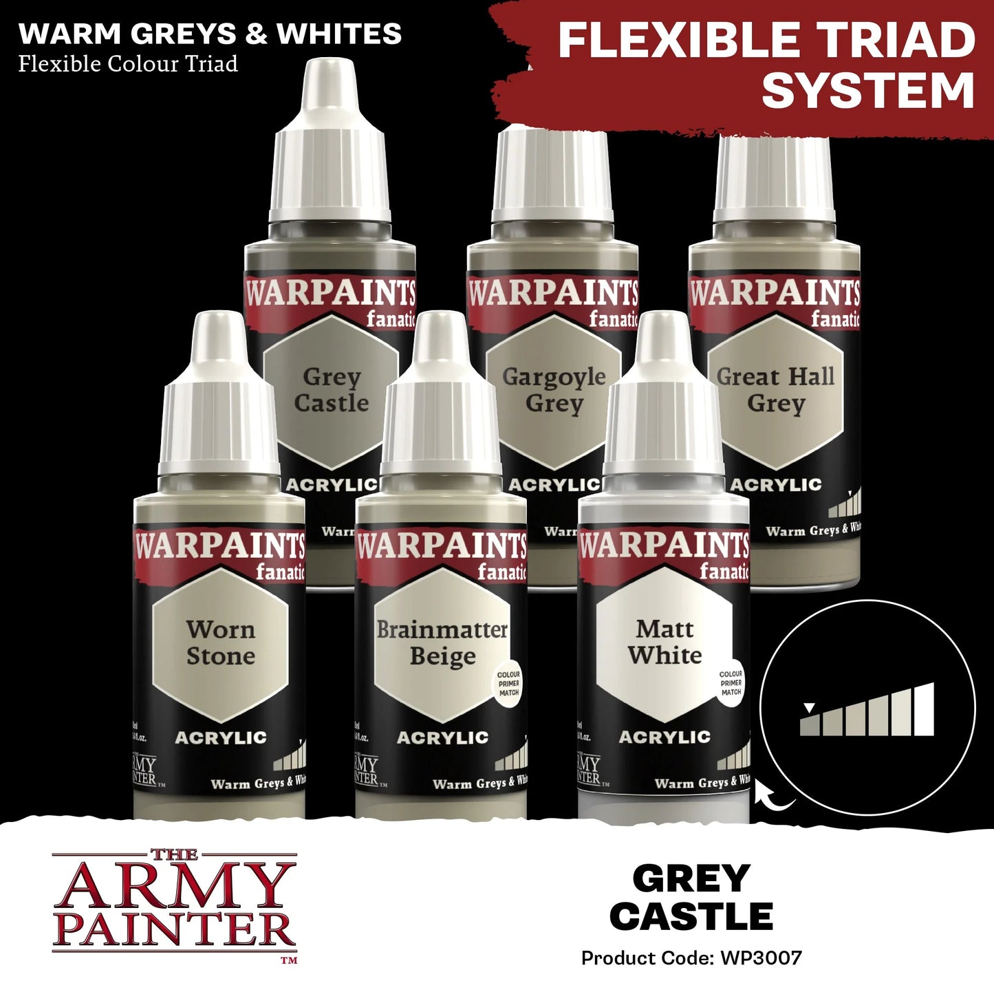 The Army Painter: Warpaints Fanatic: Grey Castle - WP3007
