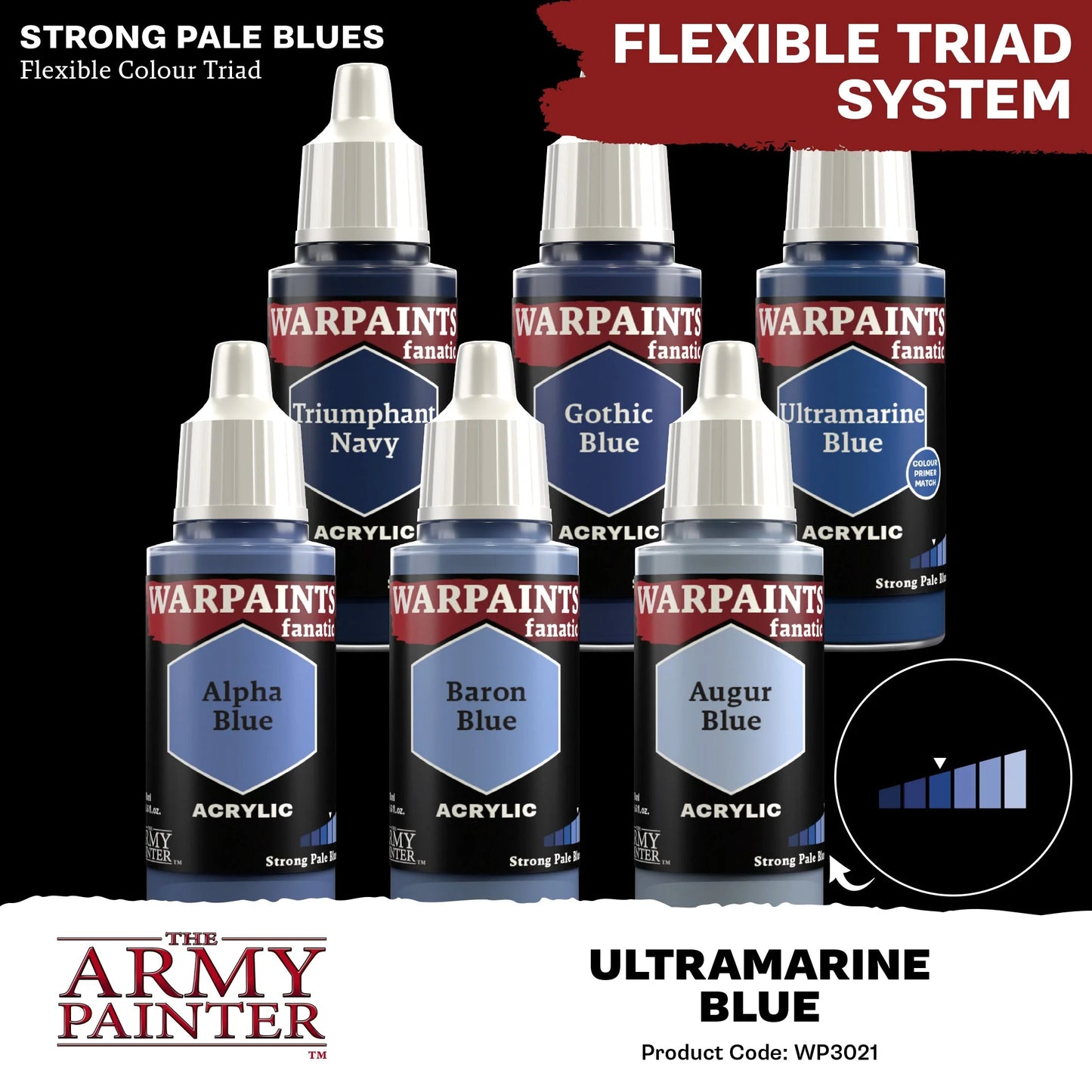 The Army Painter: Warpaints Fanatic: Ultramarine Blue - WP3021