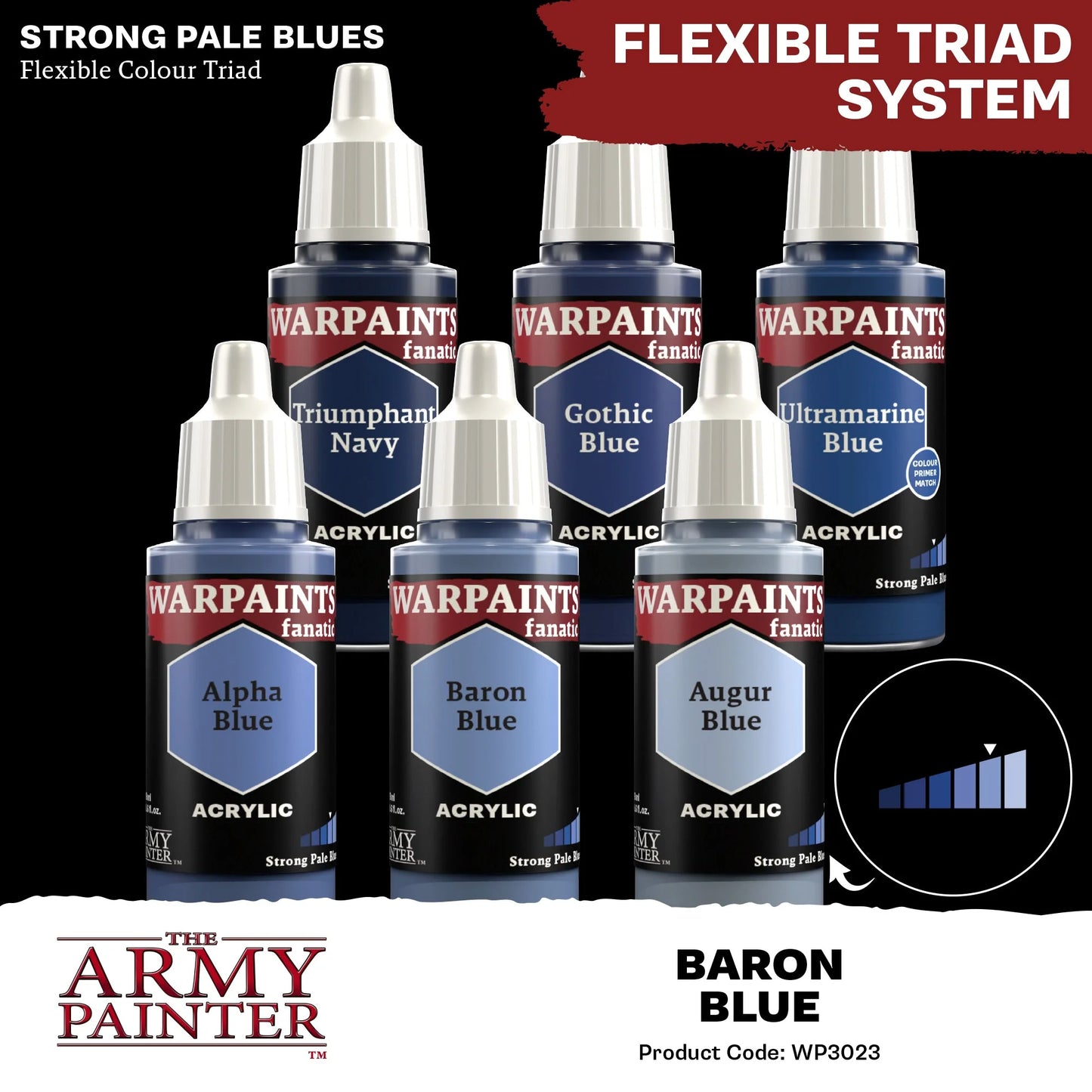 The Army Painter: Warpaints Fanatic: Baron Blue - WP3023