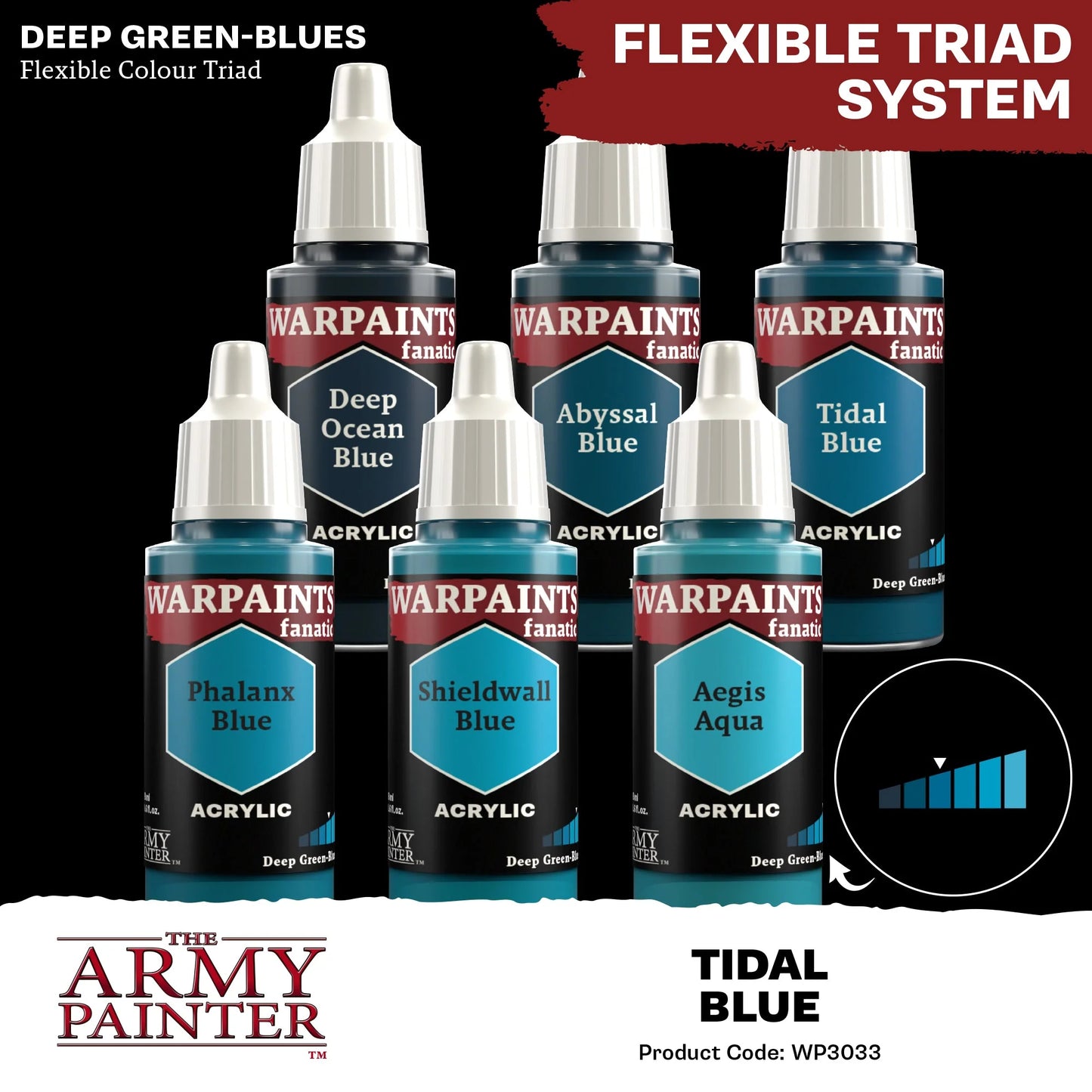 The Army Painter: Warpaints Fanatic: Tidal Blue - WP3033