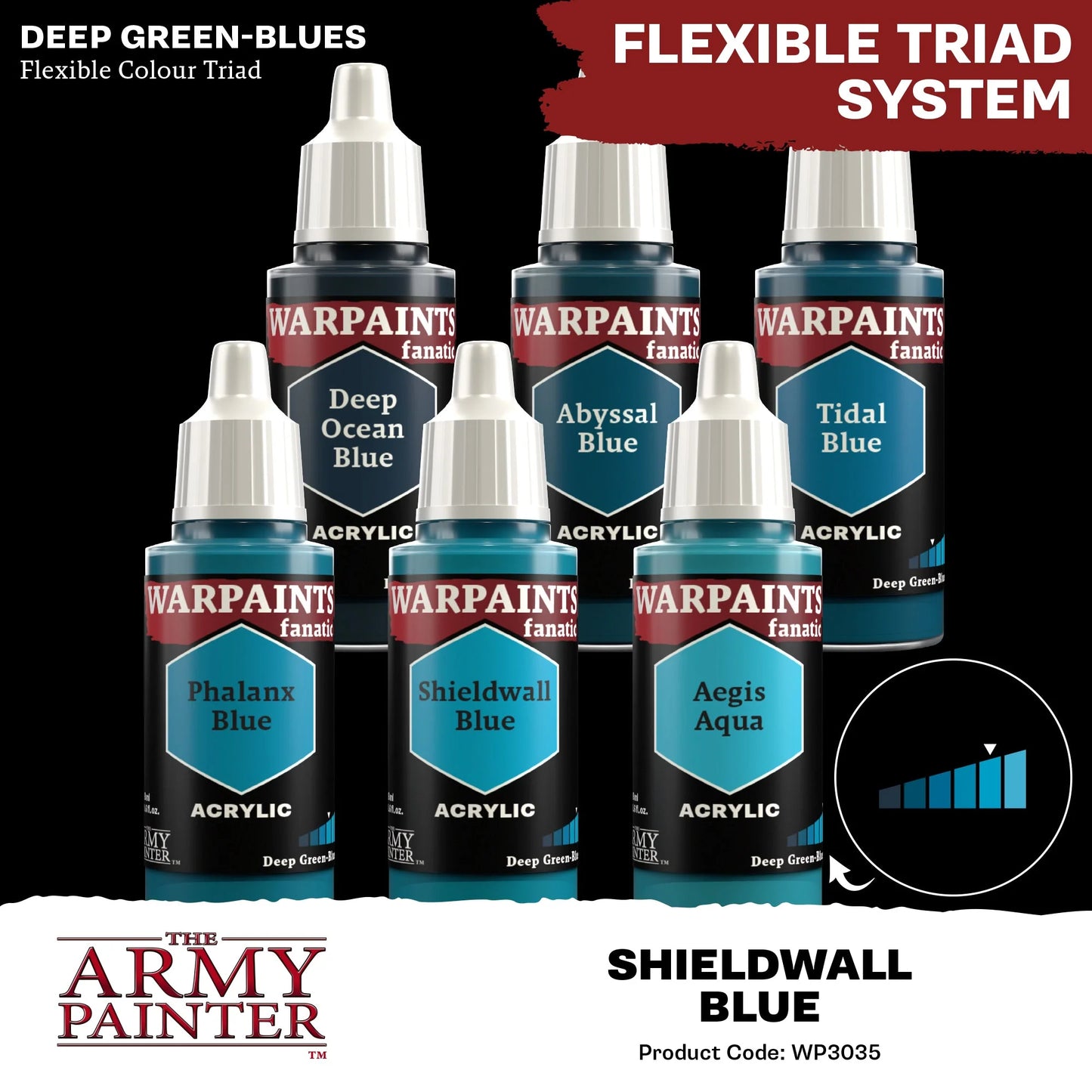 The Army Painter: Warpaints Fanatic: Shieldwall Blue - WP3035