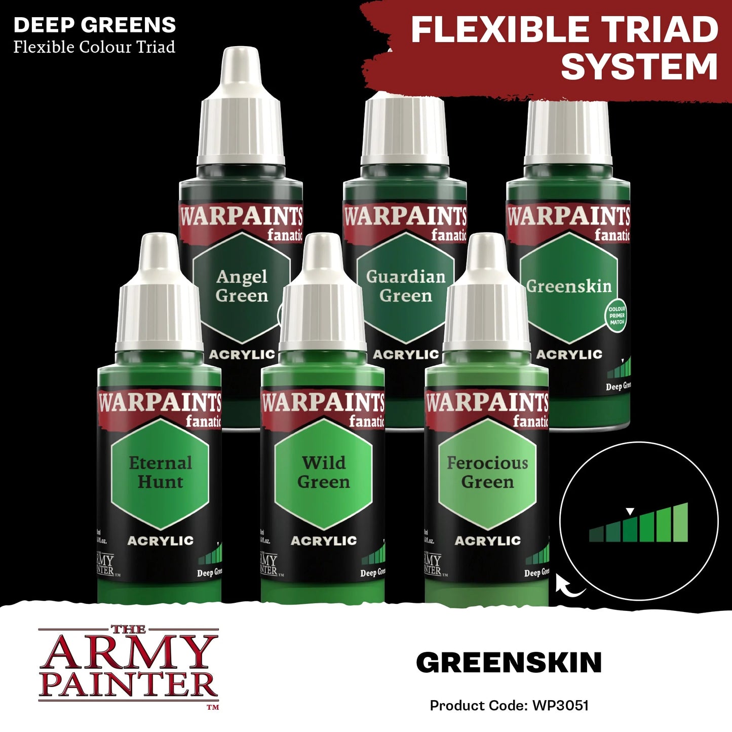 The Army Painter: Warpaints Fanatic: Greenskin - WP3051