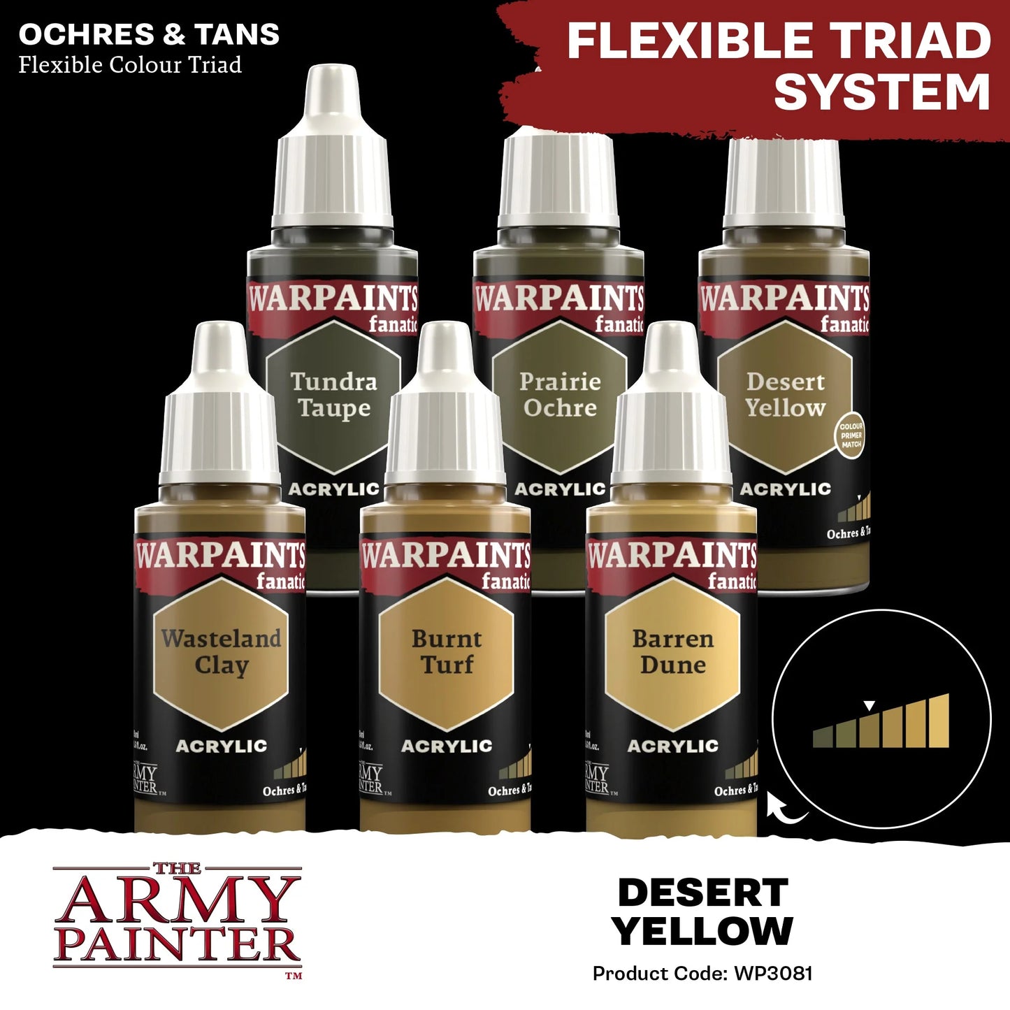 The Army Painter: Warpaints Fanatic: Desert Yellow - WP3081