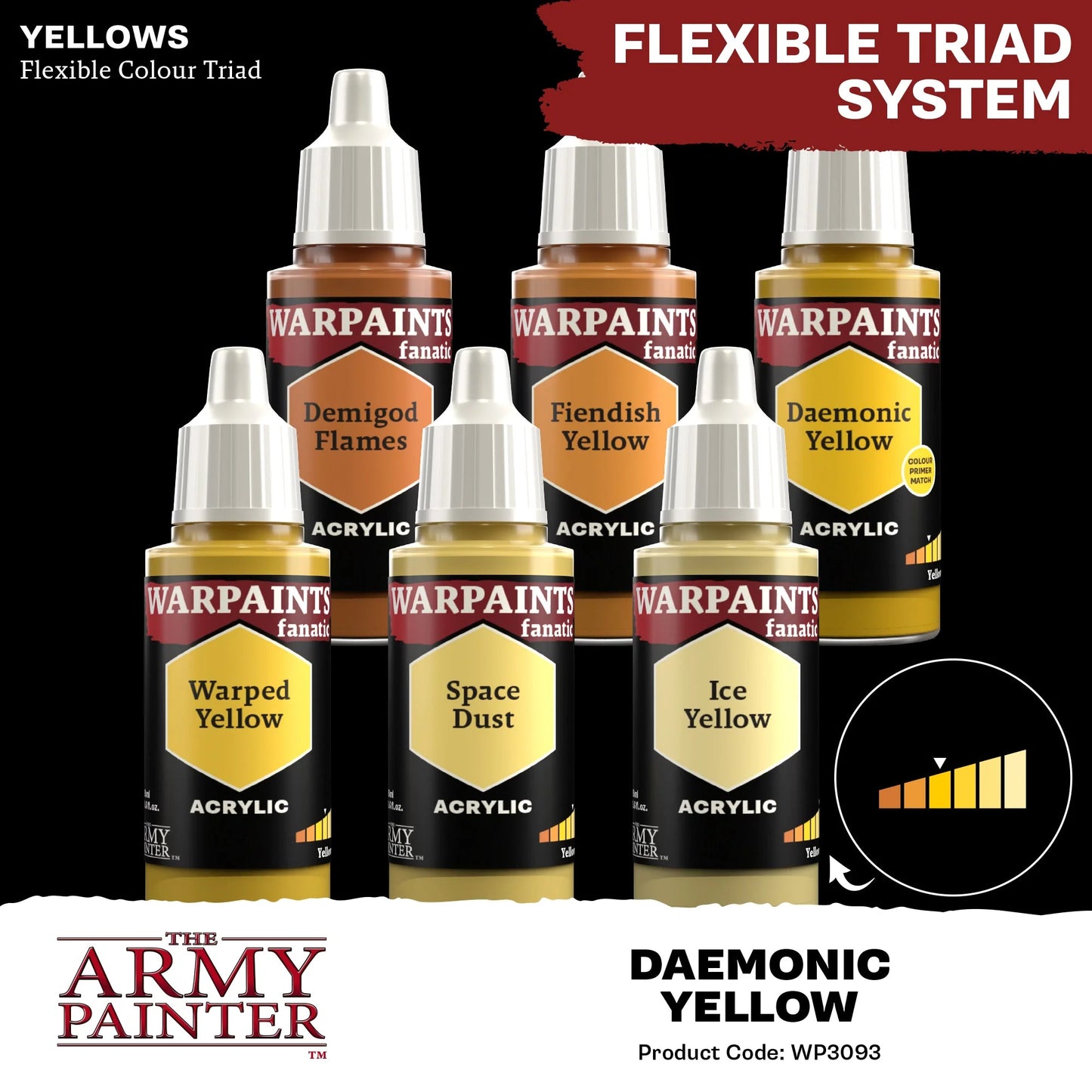 The Army Painter: Warpaints Fanatic: Daemonic Yellow - WP3093