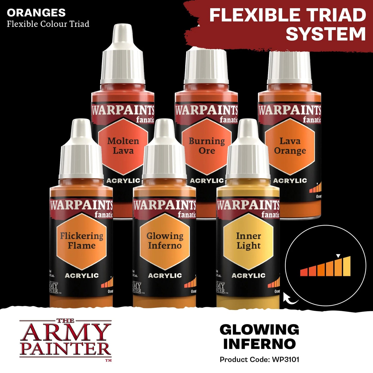 The Army Painter: Warpaints Fanatic: Glowing Inferno - WP3101
