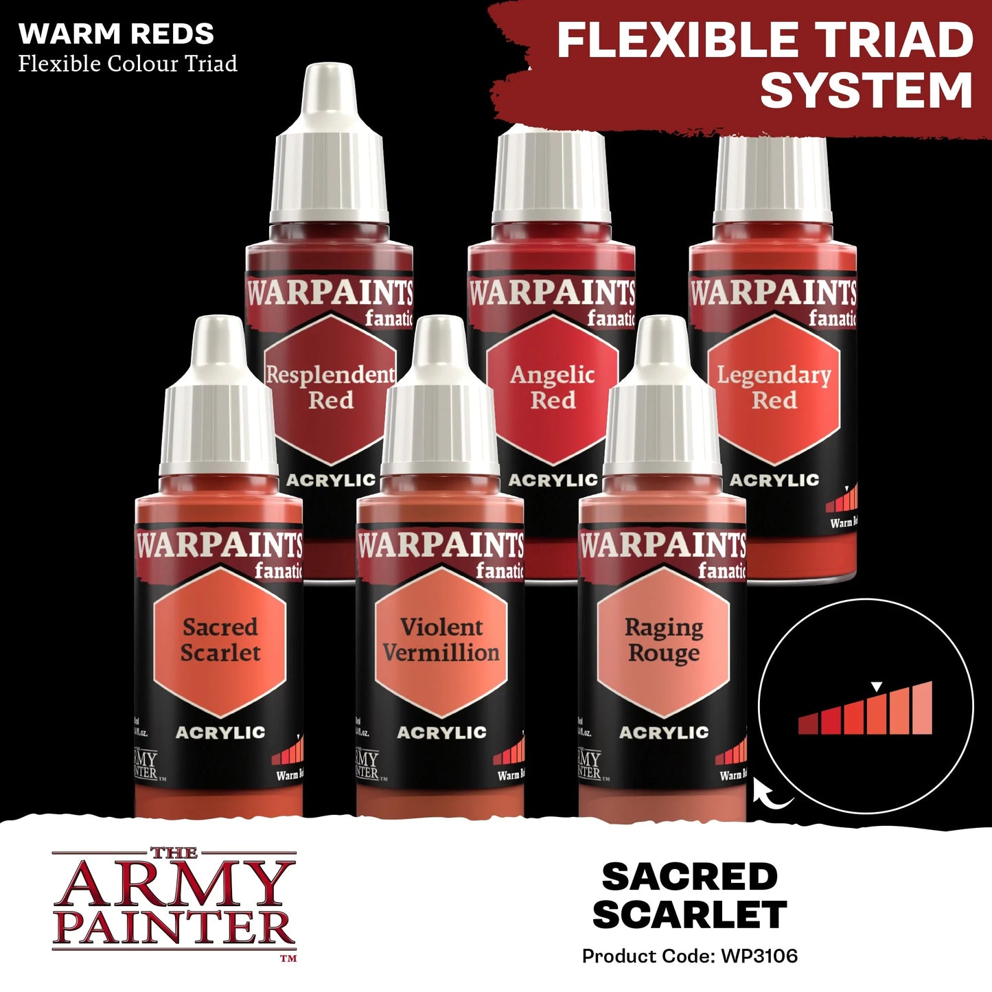 The Army Painter: Warpaints Fanatic: Sacred Scarlet - WP3106
