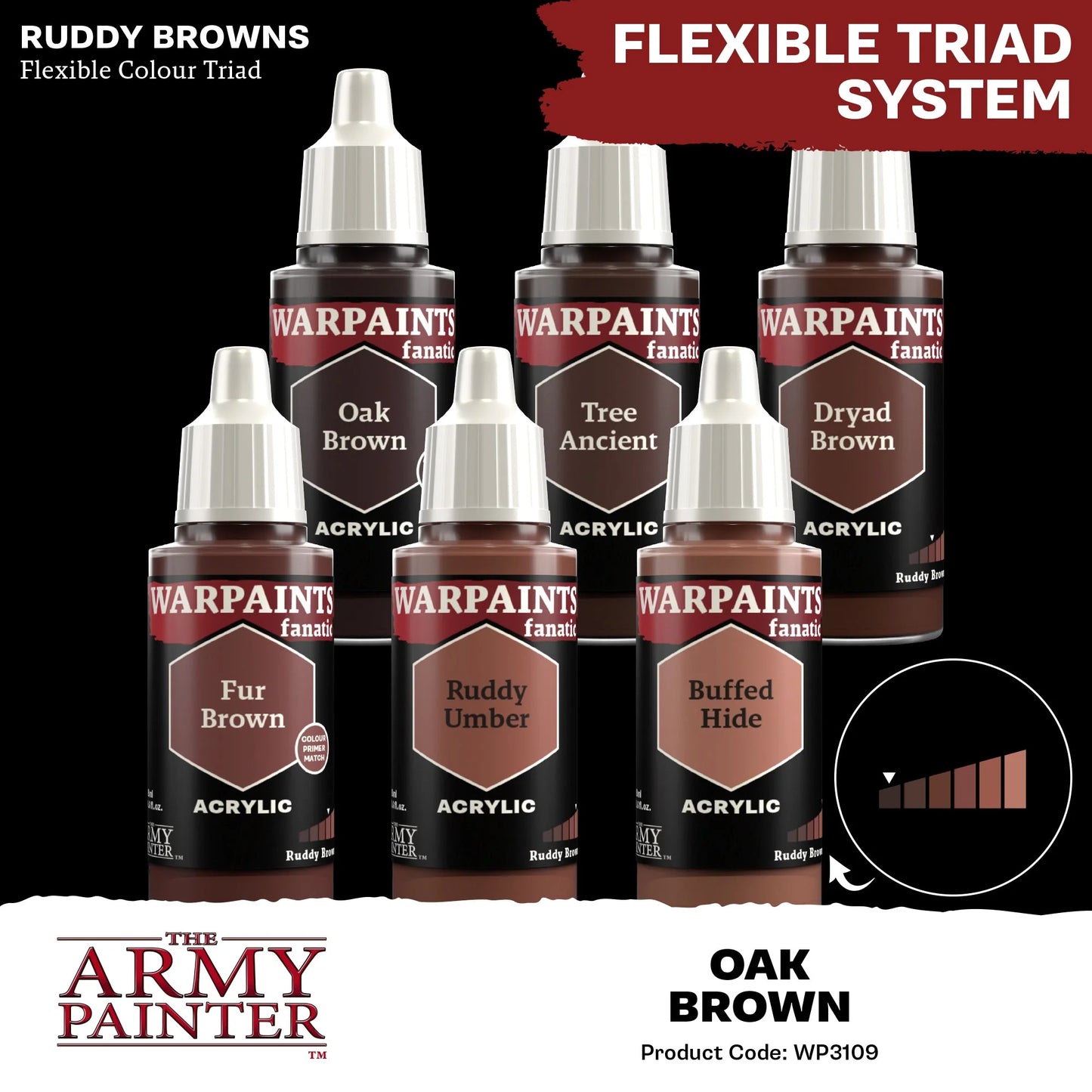 The Army Painter: Warpaints Fanatic: Oak Brown - WP3109