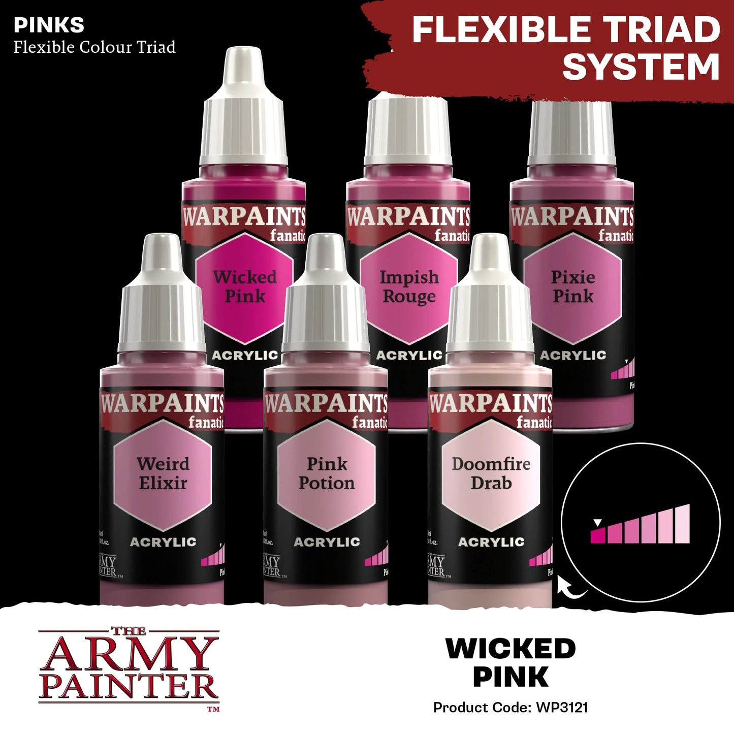 The Army Painter: Warpaints Fanatic: Wicked Pink - WP3121