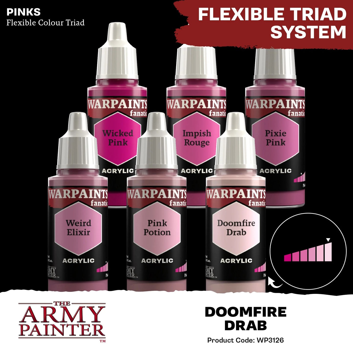 The Army Painter: Warpaints Fanatic: Doomfire Drab - WP3126