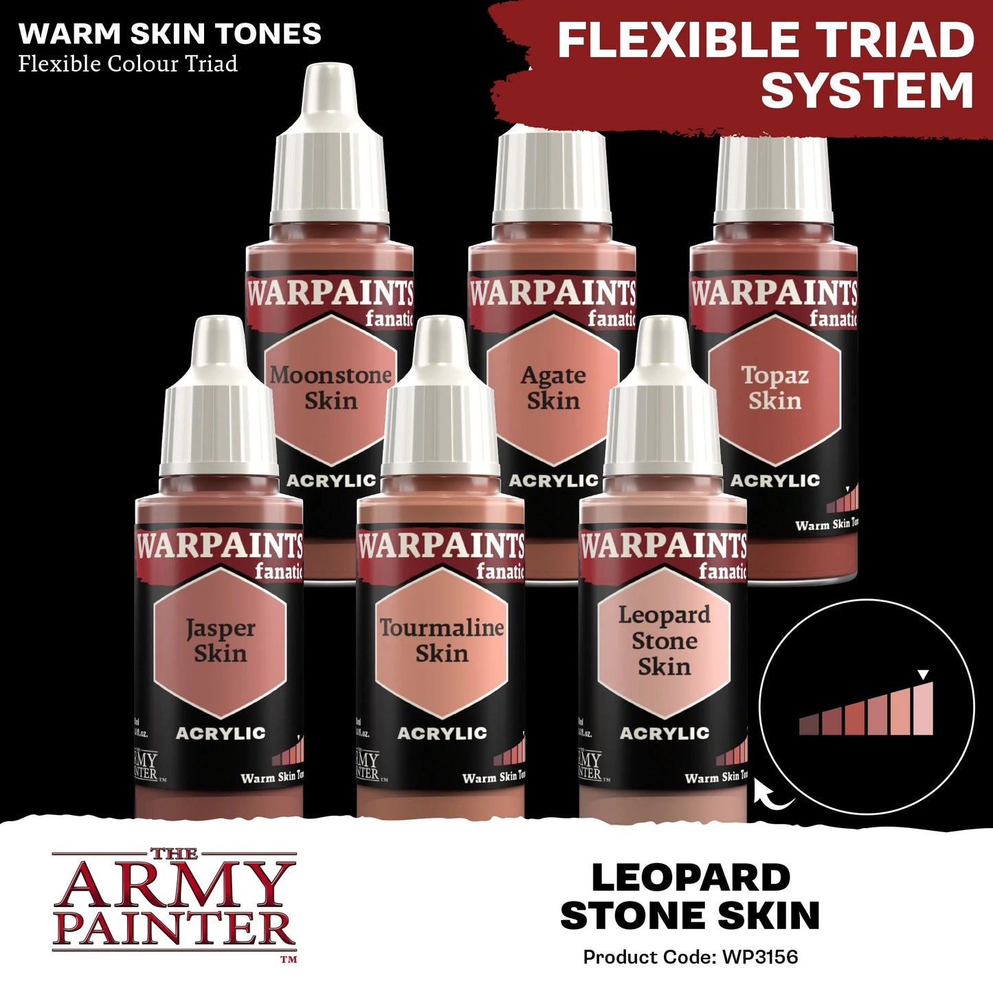 The Army Painter: Warpaints Fanatic: Leopard Stone Skin - WP3156