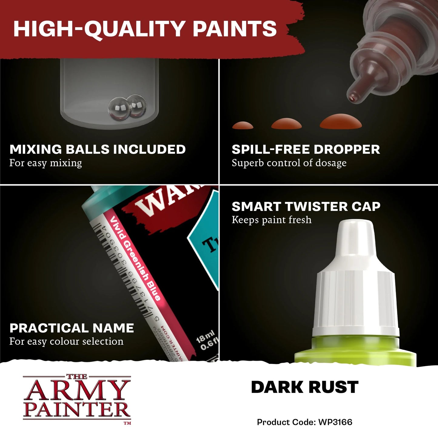 The Army Painter: Warpaints Fanatic Effects: Dark Rust - WP3166