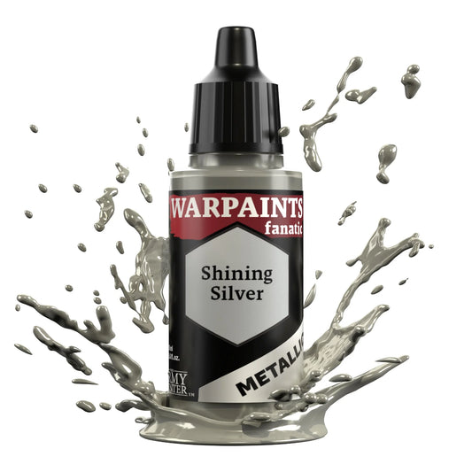 The Army Painter:  Warpaints Fanatic Metallic: Shining Silver - WP3191