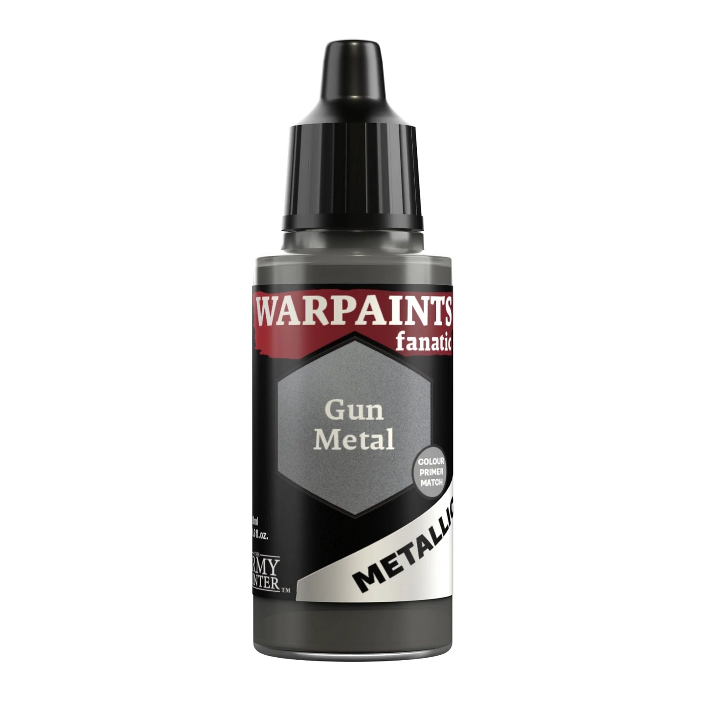 The Army Painter:  Warpaints Fanatic Metallic: Gun Metal - WP3193
