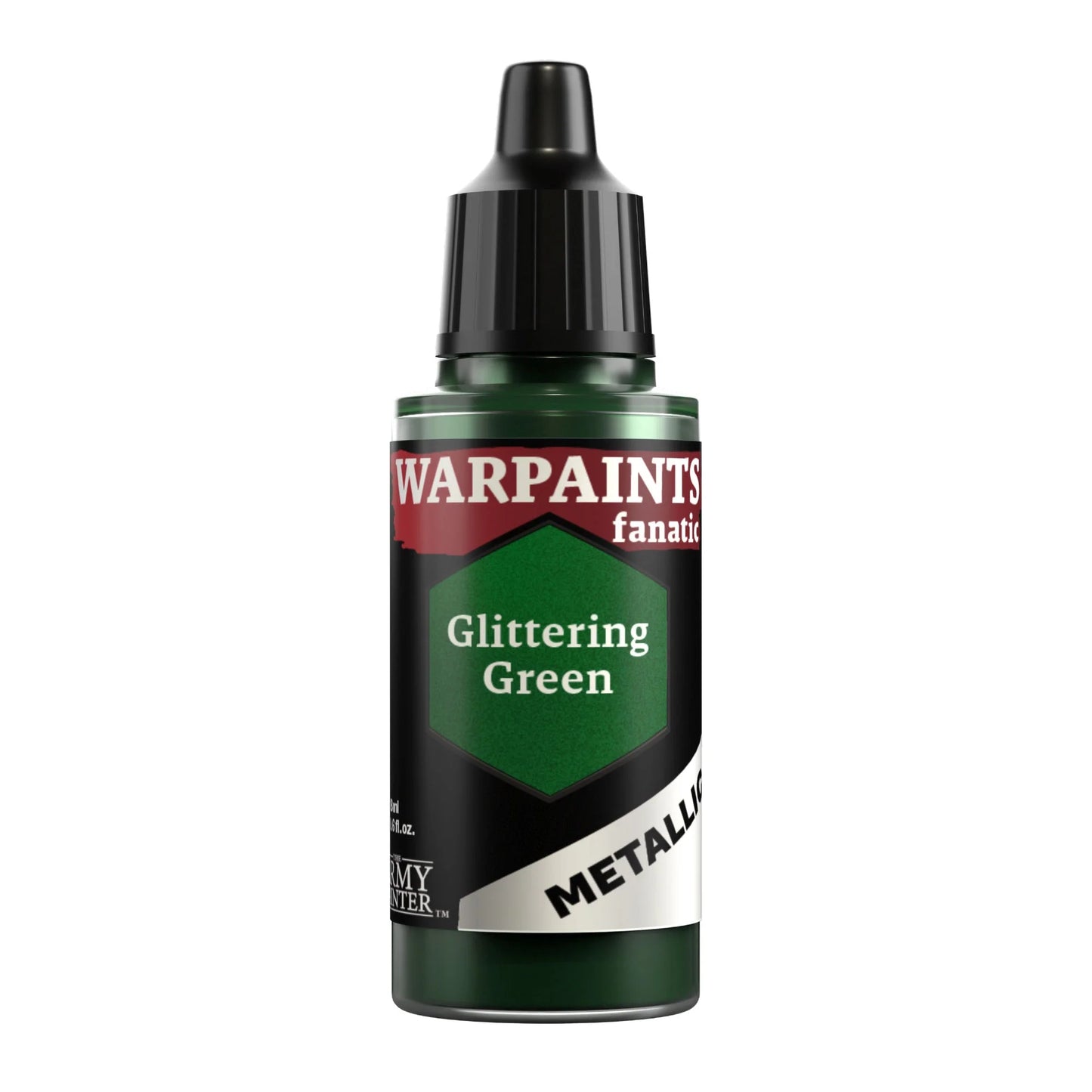 The Army Painter:  Warpaints Fanatic Metallic: Glittering Green - WP3197