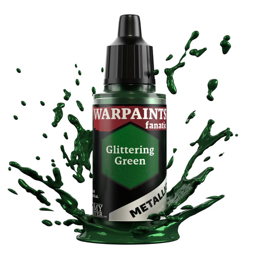 The Army Painter:  Warpaints Fanatic Metallic: Glittering Green - WP3197