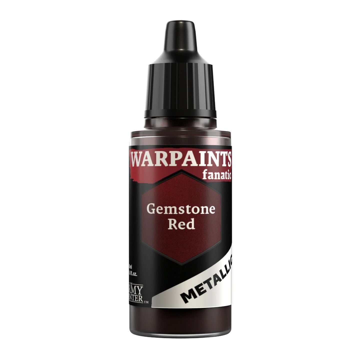 The Army Painter:  Warpaints Fanatic Metallic: Gemstone Red - WP3198