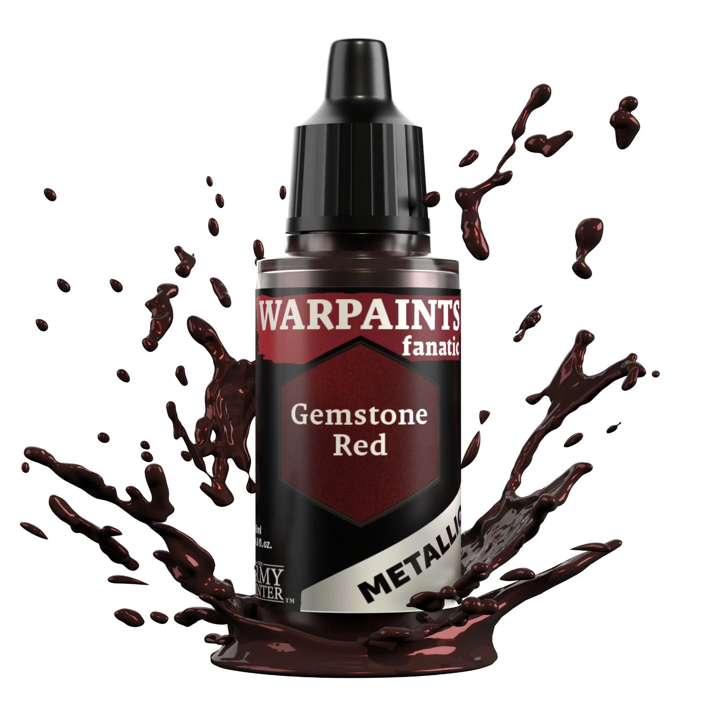 The Army Painter:  Warpaints Fanatic Metallic: Gemstone Red - WP3198