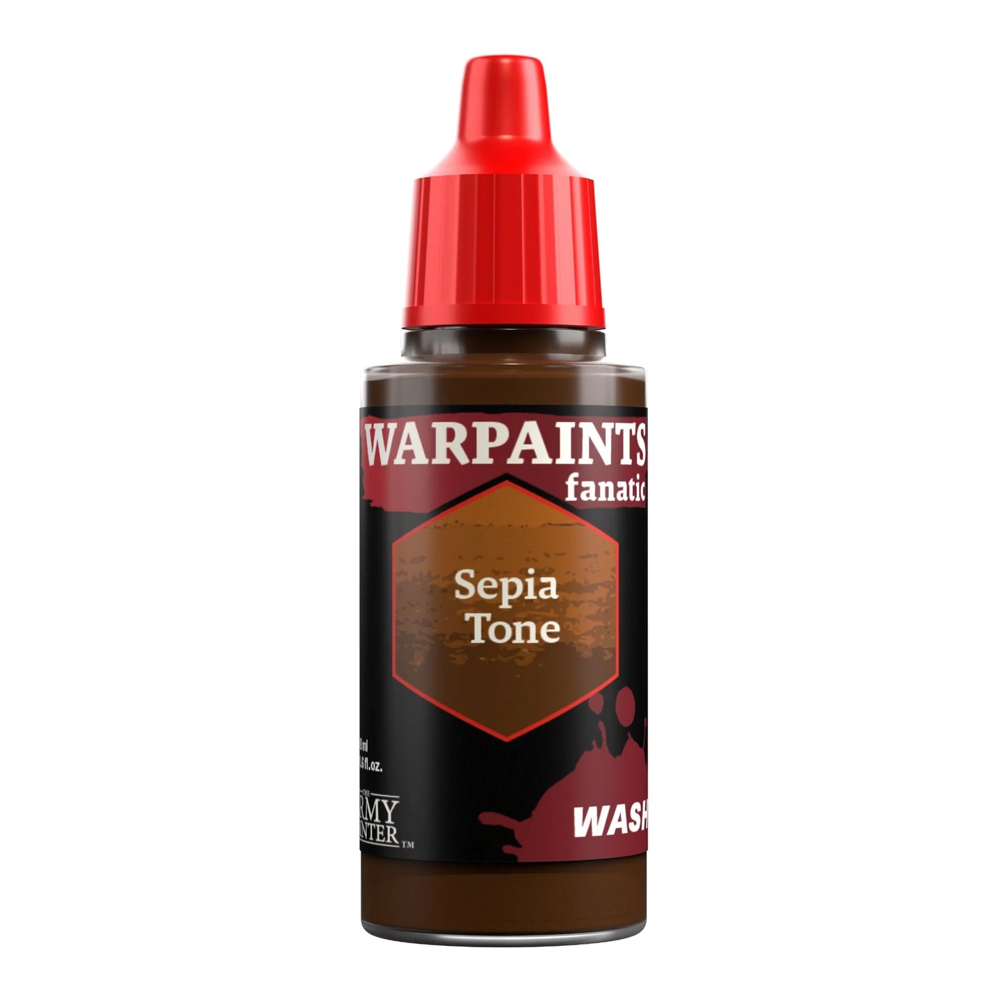 The Army Painter:  Warpaints Fanatic Wash: Sepia Tone - WP3203