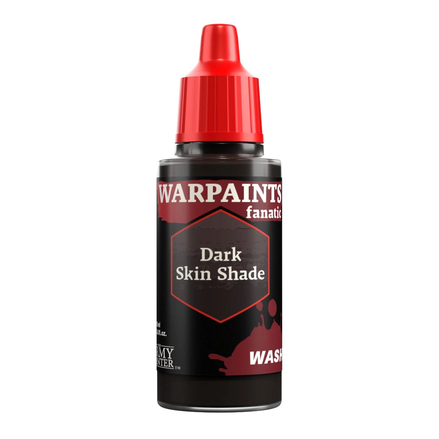 The Army Painter:  Warpaints Fanatic Wash: Dark Skin Shade - WP3215