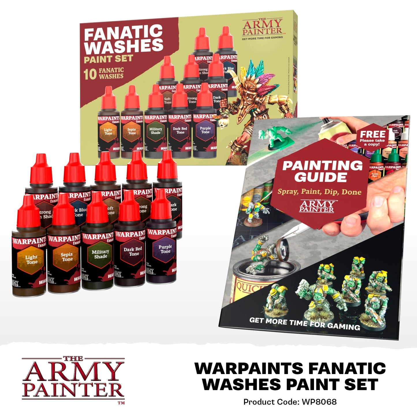 Warpaints Fanatic Washes Paint Set - WP8068