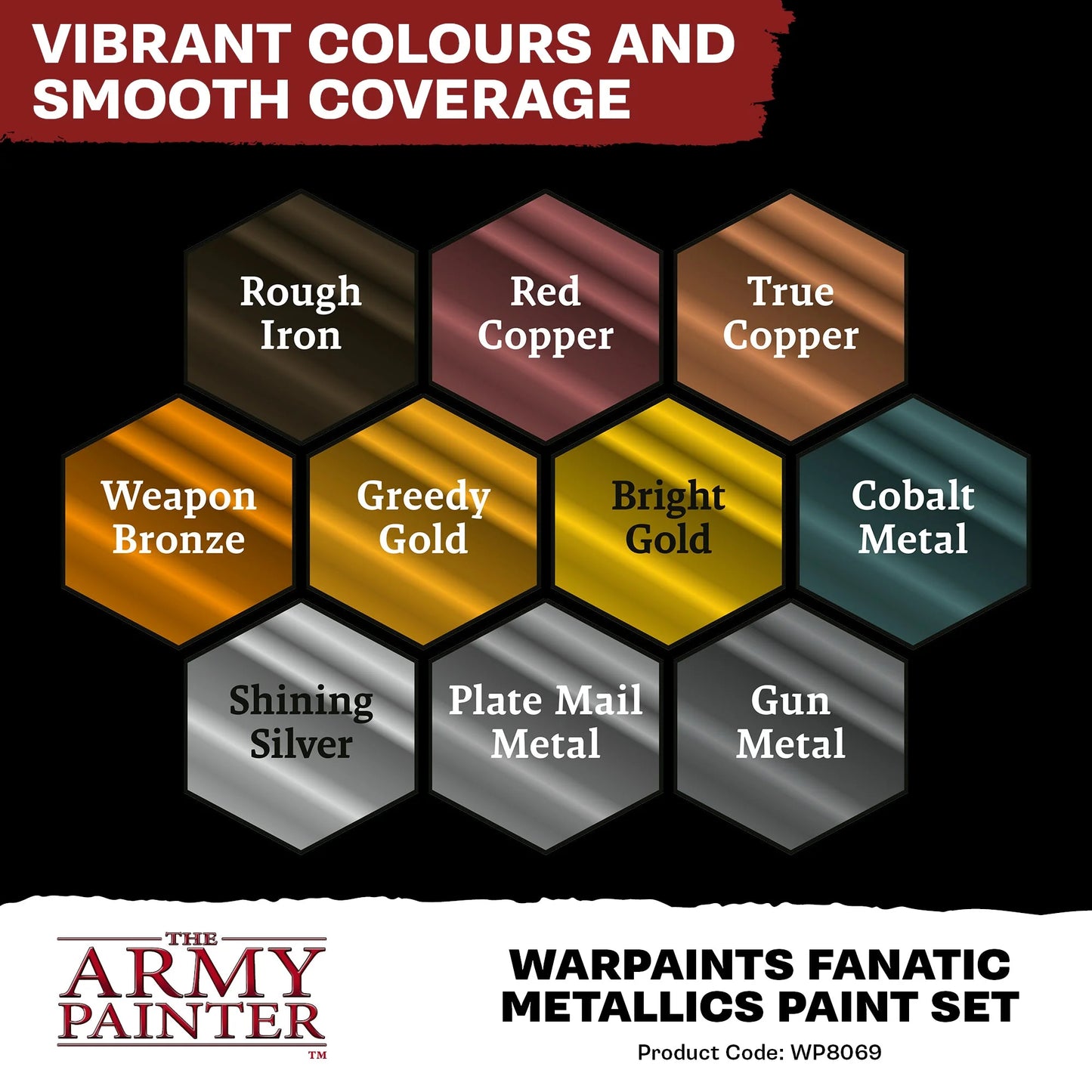 Warpaints Fanatic Metallics Paint Set - WP8069