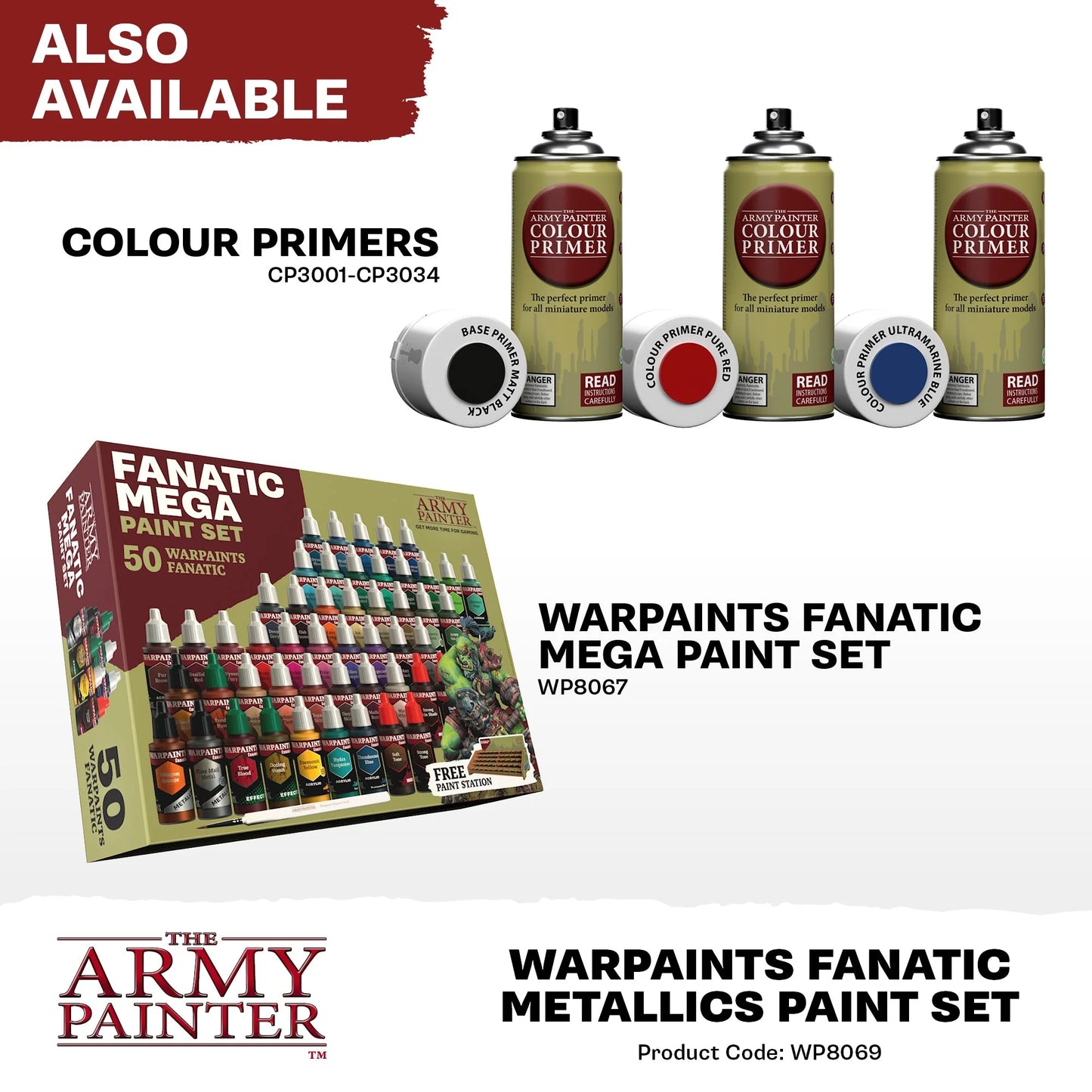 Warpaints Fanatic Metallics Paint Set - WP8069