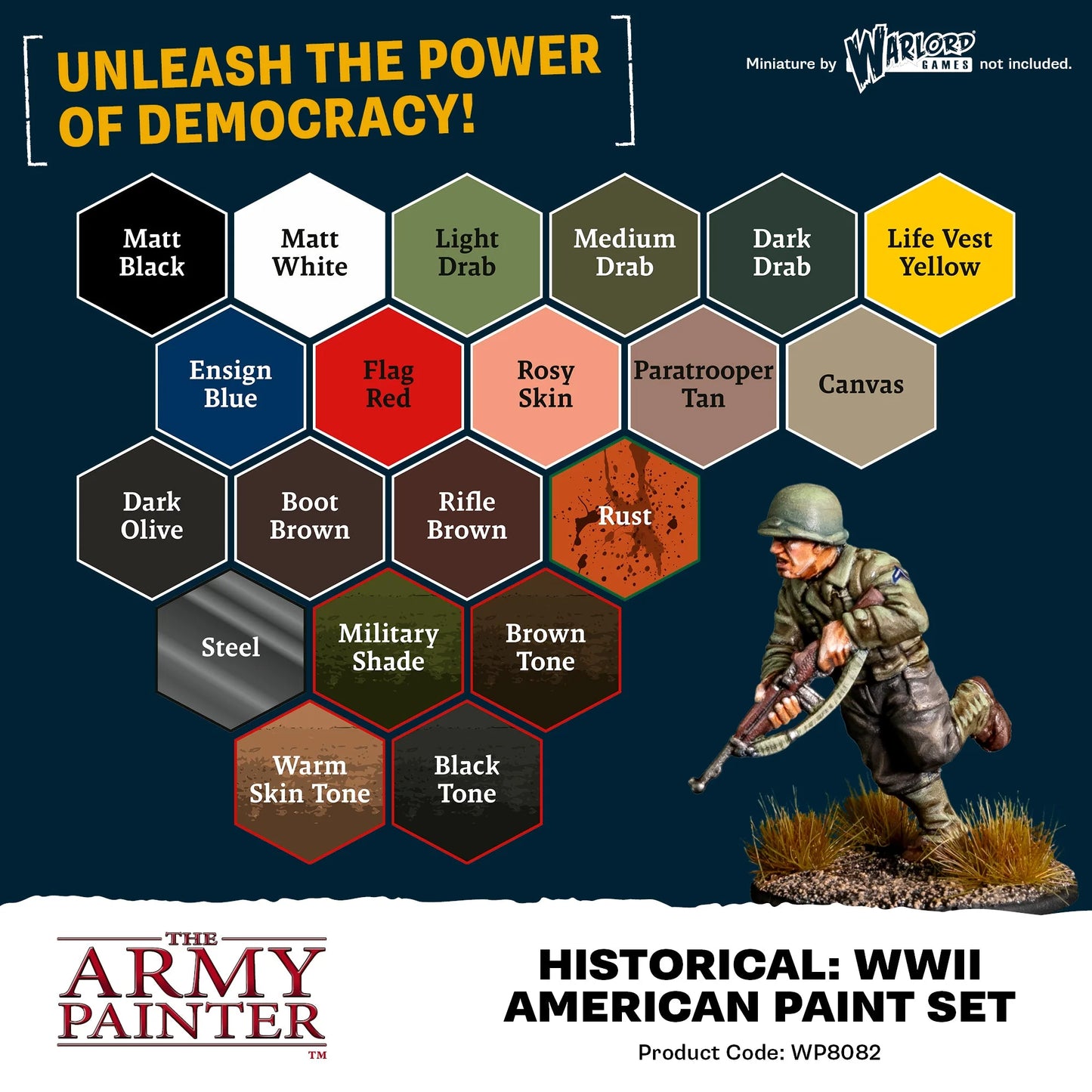 Warpaints Fanatic: World War II American Paint Set - WP8082