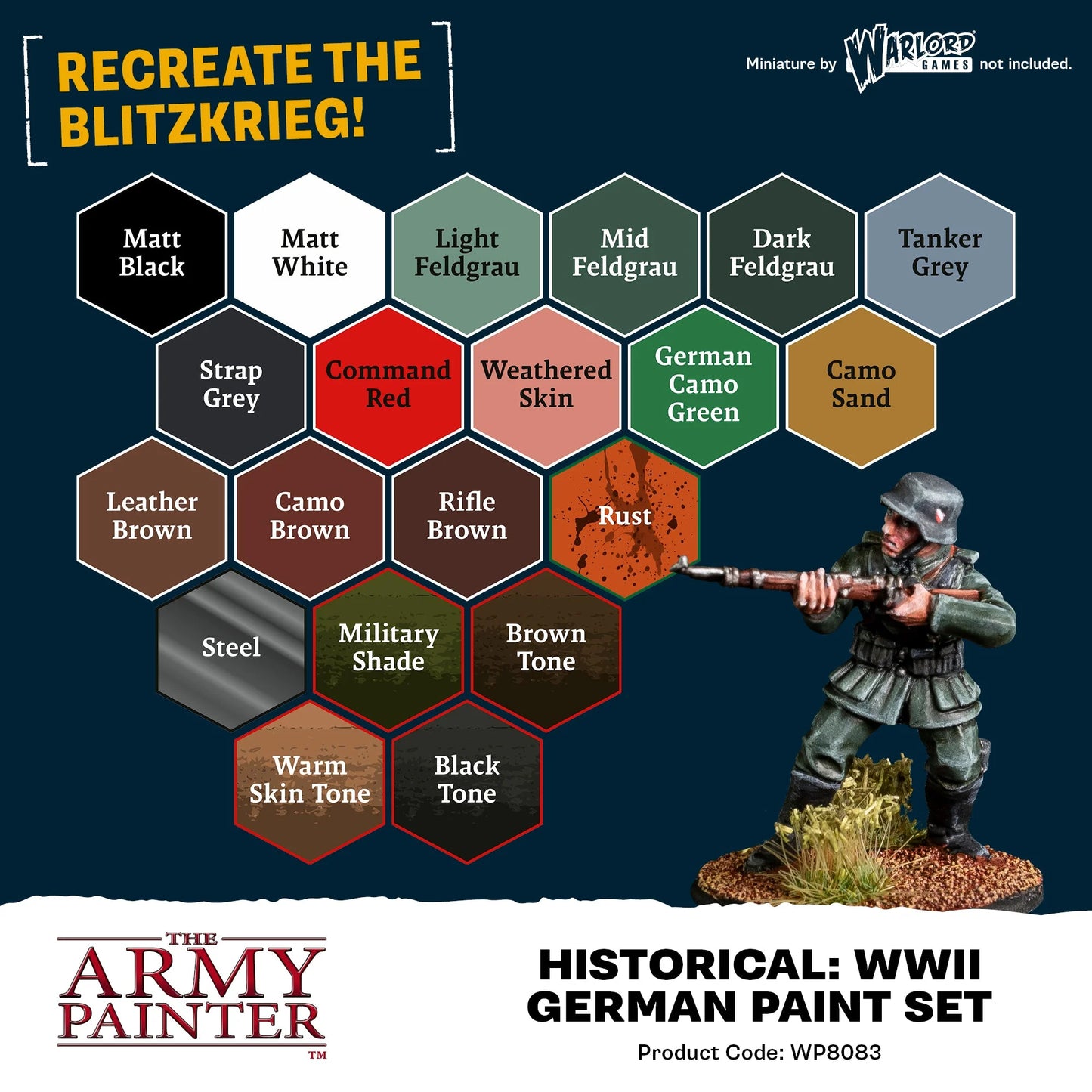 Warpaints Fanatic: World War II German Paint Set - WP8083