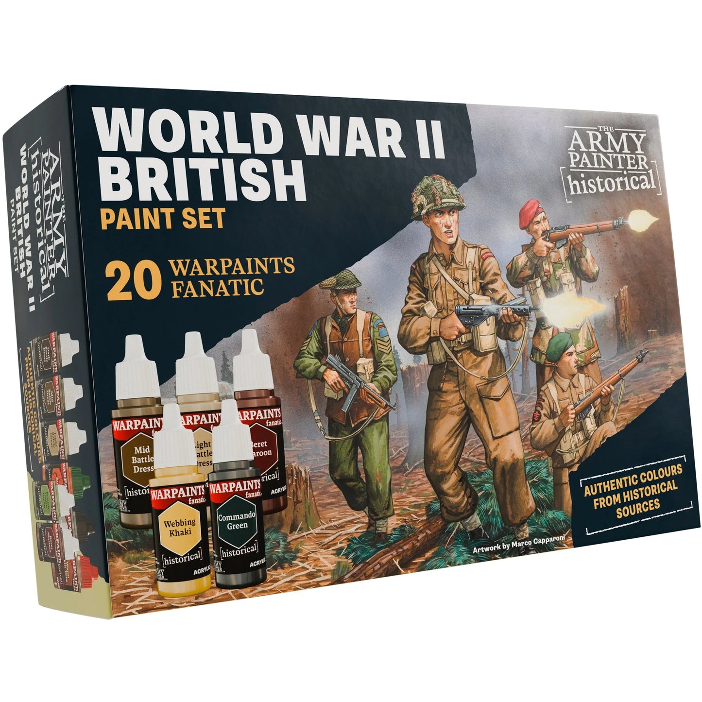 Warpaints Fanatic: World War II British Paint Set - WP8084