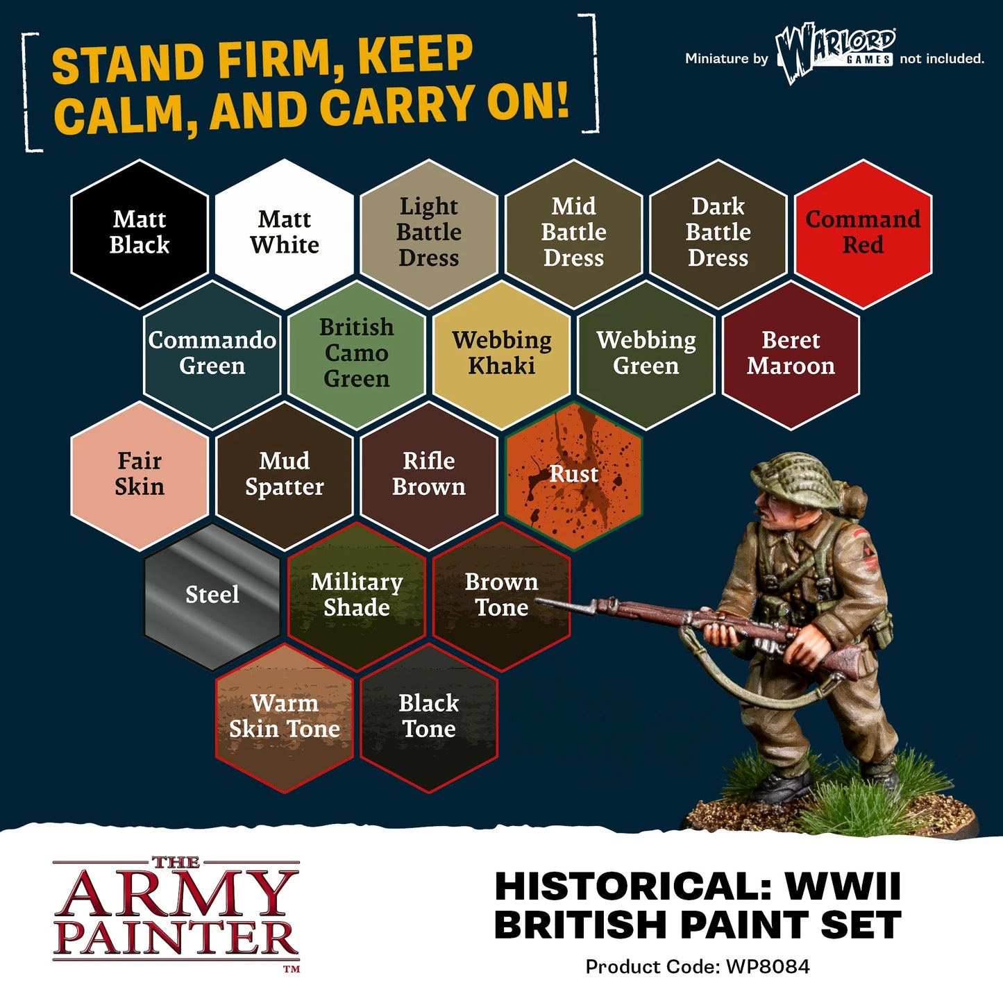 Warpaints Fanatic: World War II British Paint Set - WP8084