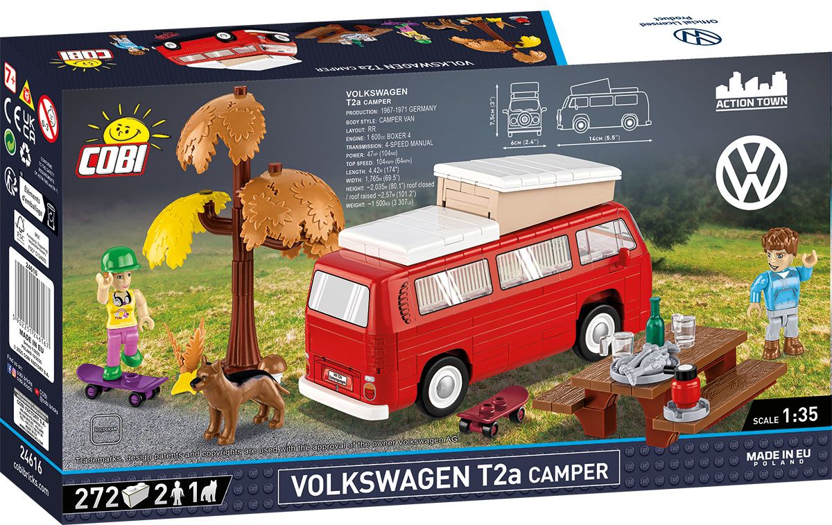 Cobi 24616 - Maßstab 1:35 - Volkswagen T2a Camper