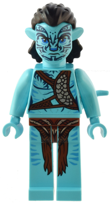 LEGO® Minifigur Avatar avt023 - Tonowari - Reddish Brown Strap and Silver Belt