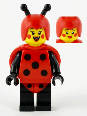 LEGO® Minifigur Collectible Minifigure col377 - Ladybug Girl, Series 21 (Minifigure Only without Stand and Accessories)