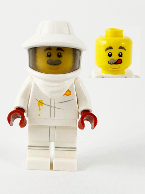 LEGO® Minifigur Collectible Minifigure col380 - Beekeeper, Series 21 (Minifigure Only without Stand and Accessories)