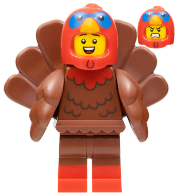 LEGO® Minifigur Collectible Minifigure col406 - Turkey Costume, Series 23 (Minifigure Only without Stand and Accessories)
