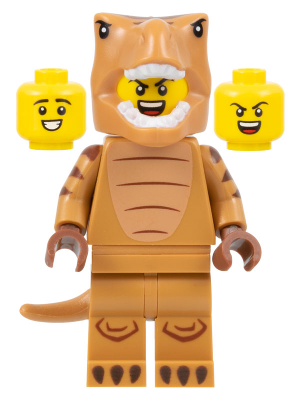 LEGO® Minifigur Collectible Minifigure col417 - T-Rex Costume Fan, Series 24 (Minifigure Only without Stand and Accessories)