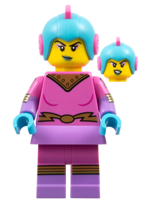 LEGO® Minifigur Collectible Minifigure col439 - Retro Space Heroine, Series 26 (Minifigure Only without Stand and Accessories)