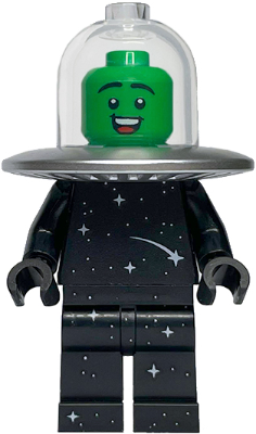 LEGO® Minifigur Collectible Minifigure col443 - Flying Saucer Costume Fan, Series 26 (Minifigure Only without Stand and Accessories)
