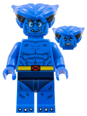 LEGO® Minifigur Marvel Studios colmar22 - Beast, Marvel Studios, Series 2 (Minifigure Only without Stand and Accessories)