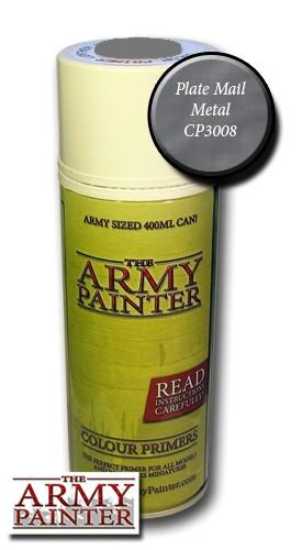 The Army Painter: Colour Primer: Platemail Metal spray - CP3008
