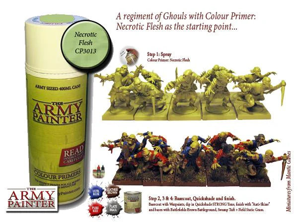 The Army Painter: Colour Primer: Necrotic Flesh spray - CP3013