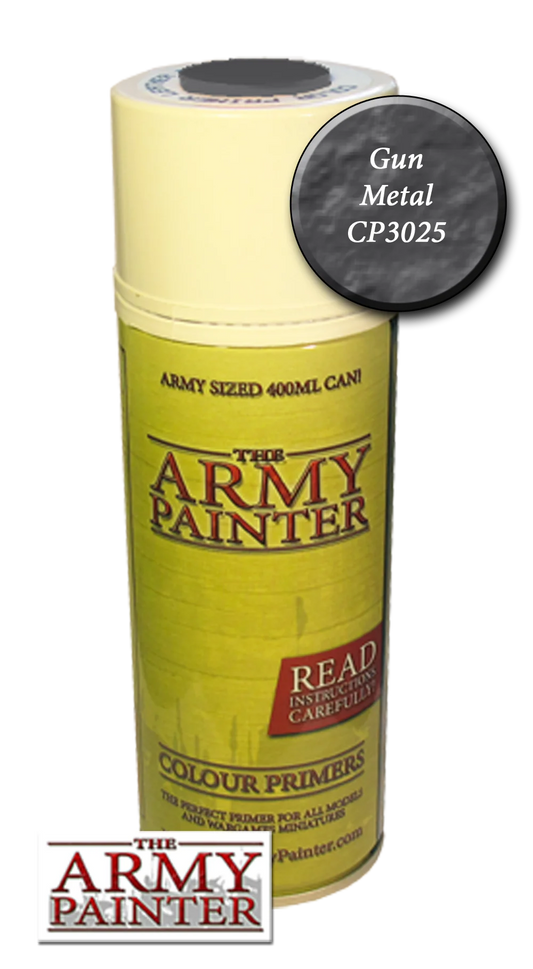 The Army Painter: Colour Primer: Gun Metal spray - CP3025