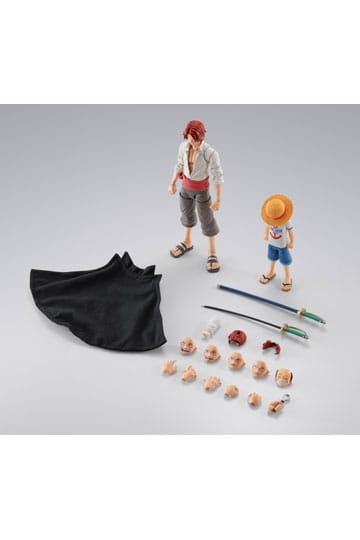 One Piece S.H.Figuarts Actionfiguren 2er-Pack Shanks & Monkey D. Luffy Childhood Ver.