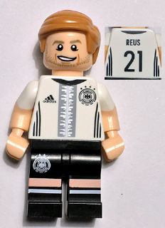 LEGO® Minifigur Deutscher Fussball-Bund (DFB) dfb013 - Marco Reus (Minifigure Only without Stand and Accessories)