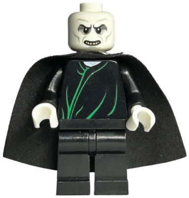LEGO® Minifigur Harry Potter dim037 - Lord Voldemort - White Head, Black Cape, Green Robe Lines