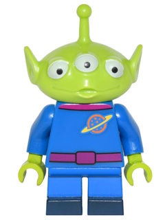 LEGO® Minifigur Disney dis002 - Alien, Disney, Series 1 (Minifigure Only without Stand and Accessories)