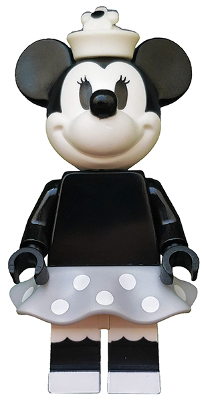 LEGO® Minifigur Disney dis025 - Vintage Minnie, Disney, Series 2 (Minifigure Only without Stand and Accessories)