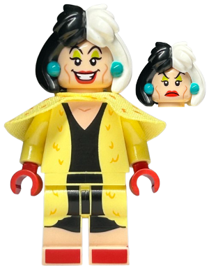 LEGO® Minifigur Disney dis104 - Cruella de Vil, Disney 100 (Minifigure Only without Stand and Accessories)