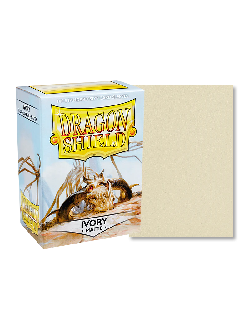 Dragon Shield Standard Sleeves - Matte Ivory (100 Sleeves)